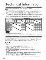 Preview for 40 page of Panasonic Viera TH-42PV8EYA Operating Instructions Manual