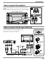 Предварительный просмотр 13 страницы Panasonic Viera TH-42PW3 Operating Instructions Manual