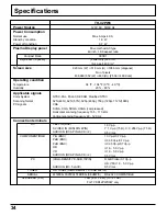 Предварительный просмотр 34 страницы Panasonic Viera TH-42PW3 Operating Instructions Manual