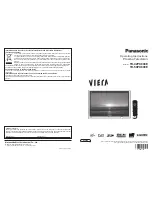 Panasonic Viera TH-42PX600E Operating Instructions Manual preview