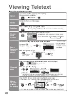 Preview for 20 page of Panasonic Viera TH-42PX70BA Operating Instructions Manual