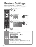 Preview for 32 page of Panasonic Viera TH-42PX70BA Operating Instructions Manual