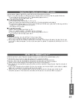 Preview for 41 page of Panasonic Viera TH-42PX74EA Operating Instructions Manual