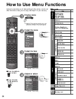 Предварительный просмотр 26 страницы Panasonic Viera TH-42PX77 Quick Start Manual