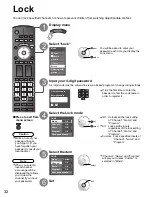 Предварительный просмотр 32 страницы Panasonic Viera TH-42PX77 Quick Start Manual