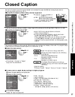 Предварительный просмотр 37 страницы Panasonic Viera TH-42PX77 Quick Start Manual