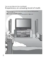 Предварительный просмотр 2 страницы Panasonic Viera TH-42PX8A Operating Instructions Manual