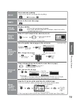 Предварительный просмотр 19 страницы Panasonic Viera TH-42PX8A Operating Instructions Manual