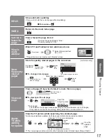 Предварительный просмотр 17 страницы Panasonic Viera TH-42PY800AZ Operating Instructions Manual