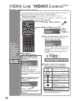 Предварительный просмотр 36 страницы Panasonic Viera TH-42PY800AZ Operating Instructions Manual