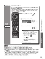 Предварительный просмотр 37 страницы Panasonic Viera TH-42PY800AZ Operating Instructions Manual