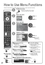 Предварительный просмотр 20 страницы Panasonic Viera TH-42PY800P Operating Instructions Manual