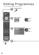 Предварительный просмотр 24 страницы Panasonic Viera TH-42PY800P Operating Instructions Manual