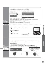 Предварительный просмотр 27 страницы Panasonic Viera TH-42PY800P Operating Instructions Manual