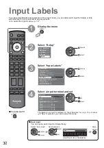 Предварительный просмотр 30 страницы Panasonic Viera TH-42PY800P Operating Instructions Manual