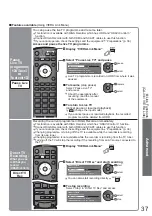 Предварительный просмотр 37 страницы Panasonic Viera TH-42PY800P Operating Instructions Manual