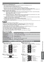 Предварительный просмотр 43 страницы Panasonic Viera TH-42PY800P Operating Instructions Manual