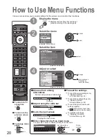 Preview for 20 page of Panasonic Viera TH-42PY80EY Operating Instructions Manual