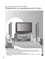 Preview for 2 page of Panasonic Viera TH-42PZ700E Operating Instructions Manual