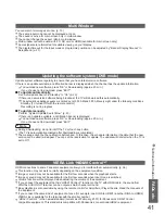 Preview for 41 page of Panasonic Viera TH-42PZ700E Operating Instructions Manual