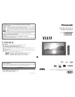 Panasonic Viera TH-42PZ70E Operating Instructions Manual preview