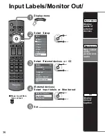 Предварительный просмотр 36 страницы Panasonic Viera TH-42PZ77 Operating Instructions Manual