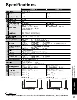 Предварительный просмотр 51 страницы Panasonic Viera TH-42PZ77 Operating Instructions Manual