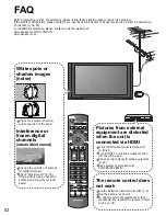 Предварительный просмотр 52 страницы Panasonic Viera TH-42PZ77 Operating Instructions Manual