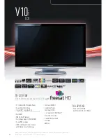 Предварительный просмотр 32 страницы Panasonic VIERA TH-42PZ80 Brochure & Specs