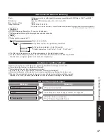 Предварительный просмотр 47 страницы Panasonic VIERA TH-42PZ80 Quick Start Manual