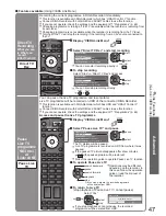 Предварительный просмотр 47 страницы Panasonic Viera TH-42PZ800B Operating Instructions Manual