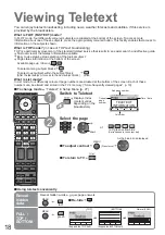 Preview for 18 page of Panasonic Viera TH-42PZ800E Operating Instructions Manual