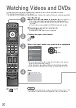 Preview for 20 page of Panasonic Viera TH-42PZ800E Operating Instructions Manual