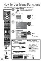 Preview for 22 page of Panasonic Viera TH-42PZ800E Operating Instructions Manual