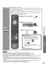 Preview for 45 page of Panasonic Viera TH-42PZ800E Operating Instructions Manual