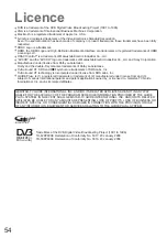 Preview for 54 page of Panasonic Viera TH-42PZ800E Operating Instructions Manual