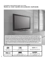 Preview for 2 page of Panasonic VIERA TH-42PZ800U Manual De Instrucciones