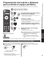 Preview for 39 page of Panasonic VIERA TH-42PZ800U Manual De Instrucciones