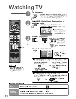 Preview for 14 page of Panasonic Viera TH-42PZ80A Operating Instructions Manual