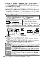 Preview for 38 page of Panasonic Viera TH-42PZ80A Operating Instructions Manual