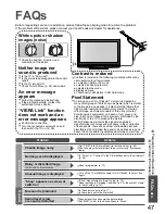 Preview for 47 page of Panasonic Viera TH-42PZ80A Operating Instructions Manual