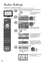 Предварительный просмотр 12 страницы Panasonic Viera TH-42PZ80E Operating Instructions Manual