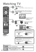 Предварительный просмотр 14 страницы Panasonic Viera TH-42PZ80E Operating Instructions Manual