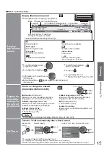 Предварительный просмотр 15 страницы Panasonic Viera TH-42PZ80E Operating Instructions Manual