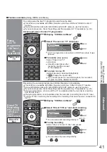 Предварительный просмотр 41 страницы Panasonic Viera TH-42PZ80E Operating Instructions Manual