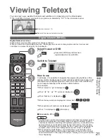 Preview for 21 page of Panasonic Viera TH-42PZ81B Operating Instructions Manual