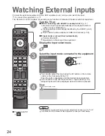 Preview for 24 page of Panasonic Viera TH-42PZ81B Operating Instructions Manual