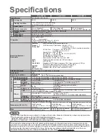 Preview for 67 page of Panasonic Viera TH-42PZ81B Operating Instructions Manual