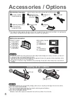 Предварительный просмотр 6 страницы Panasonic Viera TH-42PZ81E Operating Instructions Manual