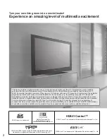 Preview for 2 page of Panasonic Viera TH-42PZ85 Quick Start Manual